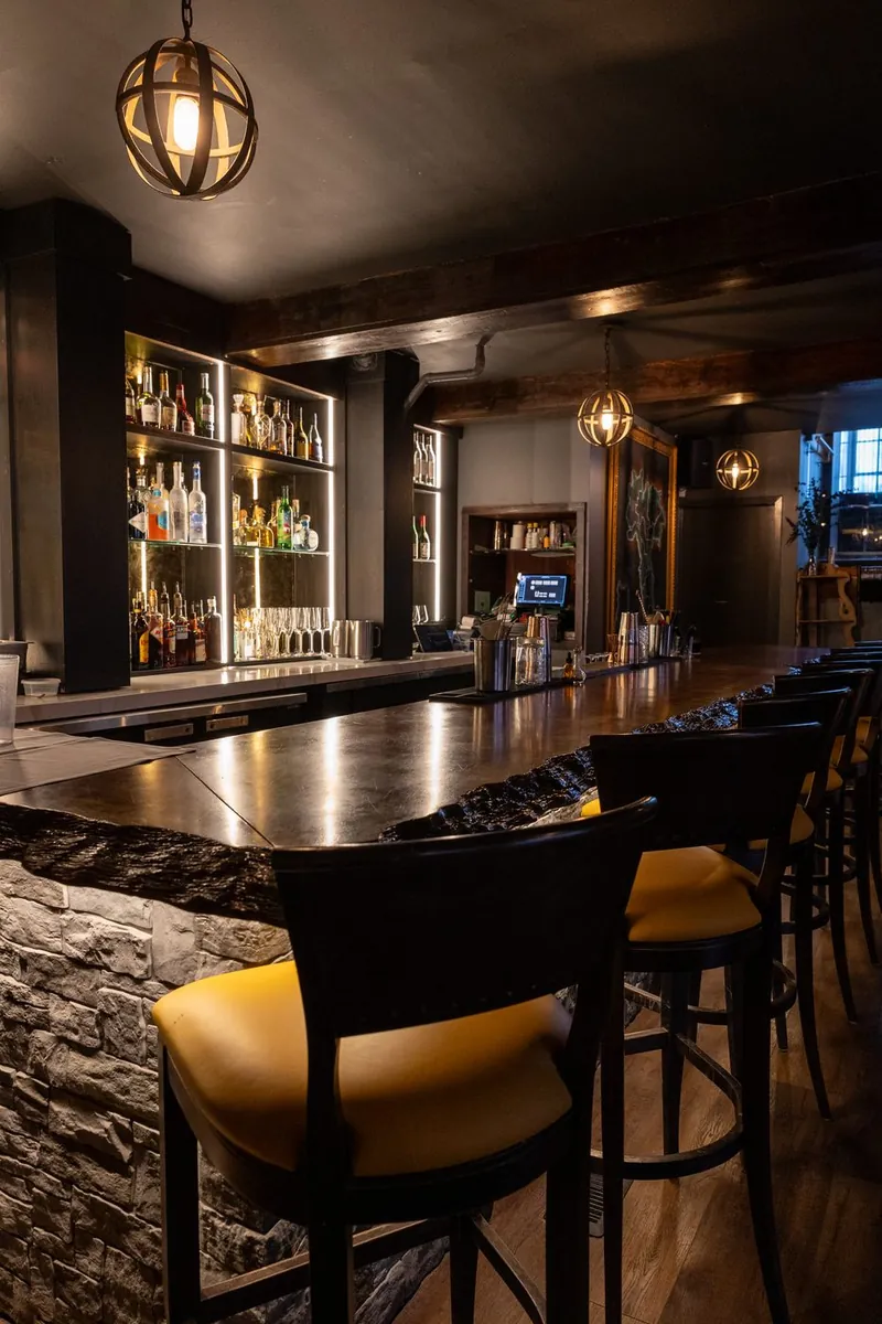 Bar seating at Tulia Osteria in Leslieville